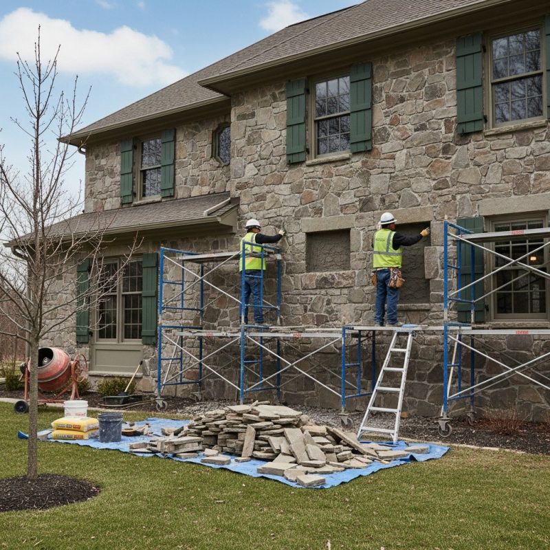 Our team working on Siding Service projects in Bridgeport, CT