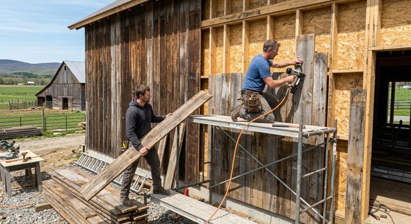 Barn Siding Installation in Monroe, CT