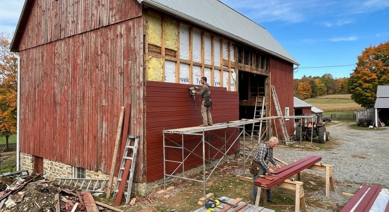 Barn Siding Replacement in Bethel, CT