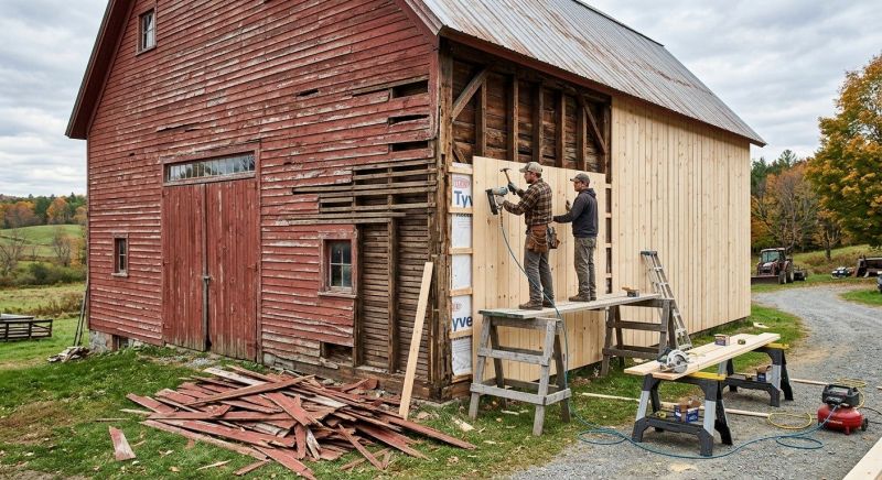 Barn Siding Replacement in Waterbury, CT
