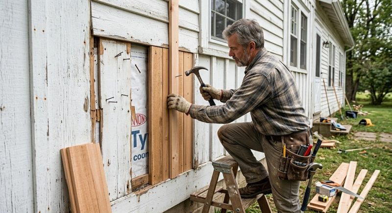 Board Siding Repair in Centereach, NY