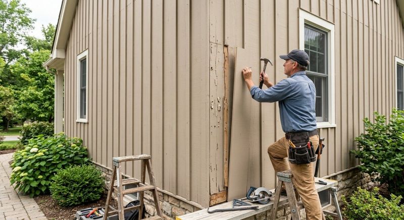 Board Siding Repair in Oxford, CT