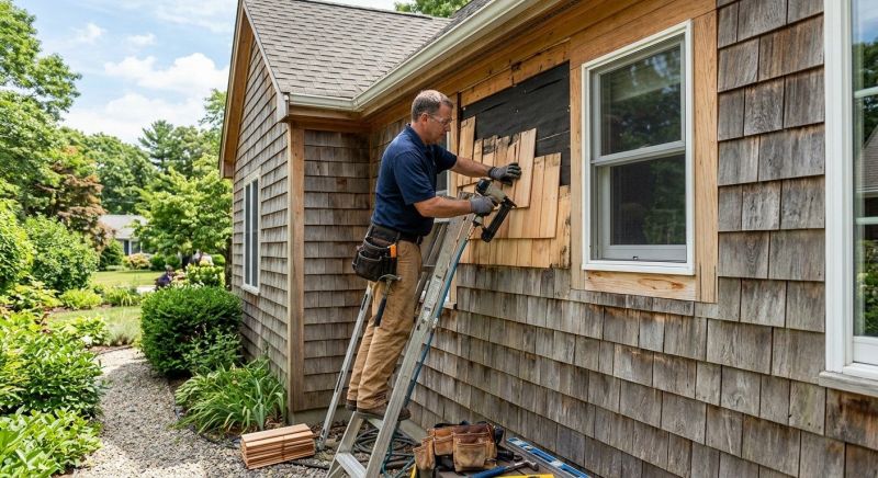 Cedar Shake Siding Repair in Monroe, CT
