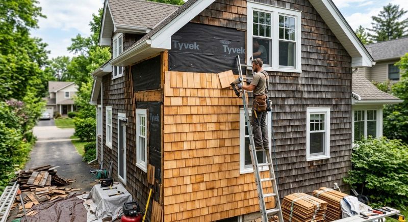 Cedar Shakes Replacement in Bridgeport, CT