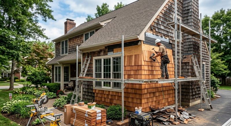 Cedar Shakes Replacement in Old Greenwich, CT