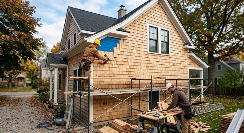 Cedar Siding Installation in North Branford, CT