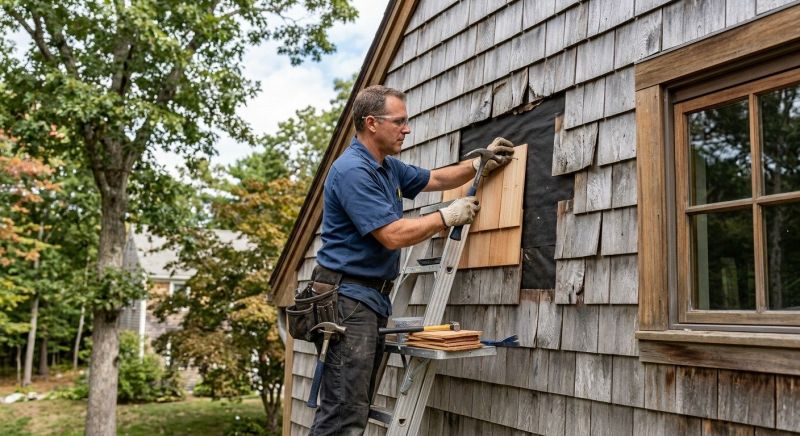 Cedar Siding Repair in Bridgeport, CT