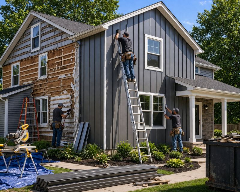 Damaged Siding Replacement in Bridgeport, CT