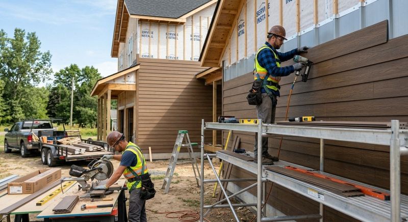 Faux Wood Siding Installation in Roxbury, CT