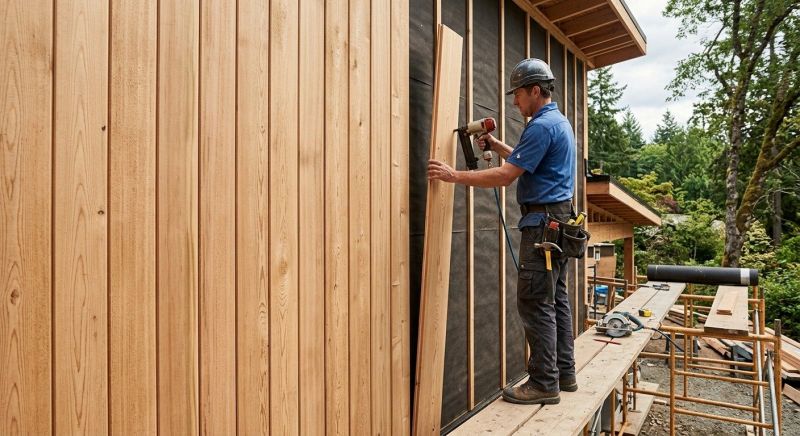 Faux Wood Siding Installation in Southbury, CT