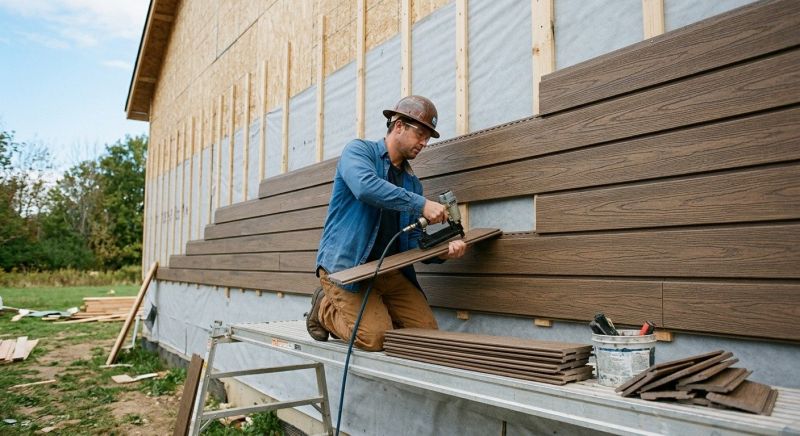 Faux Wood Siding Installation in Wilton, CT