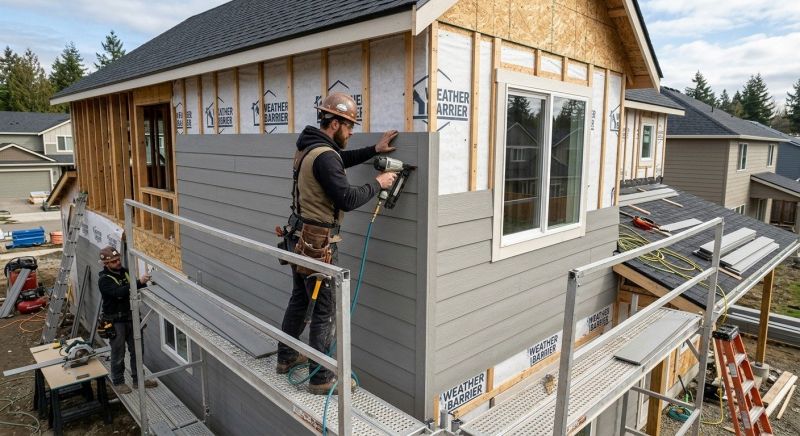 Fiber Siding Installation in Oxford, CT