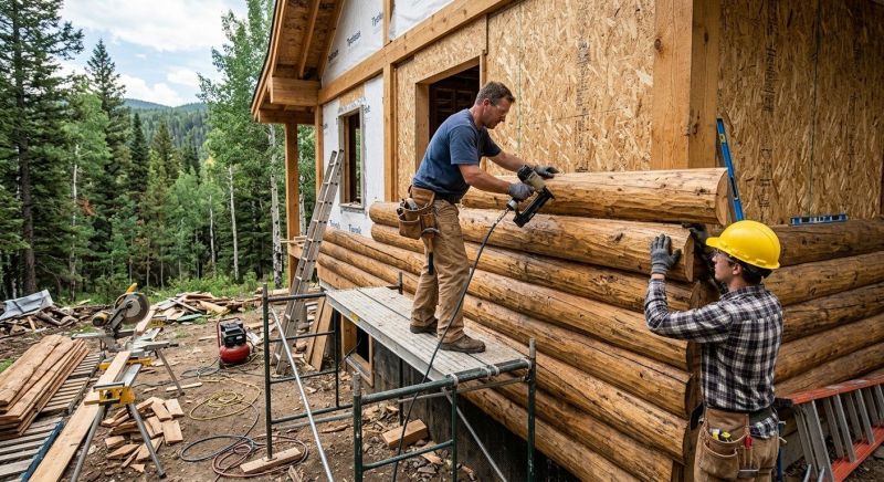 Log Siding Installation in Derby, CT