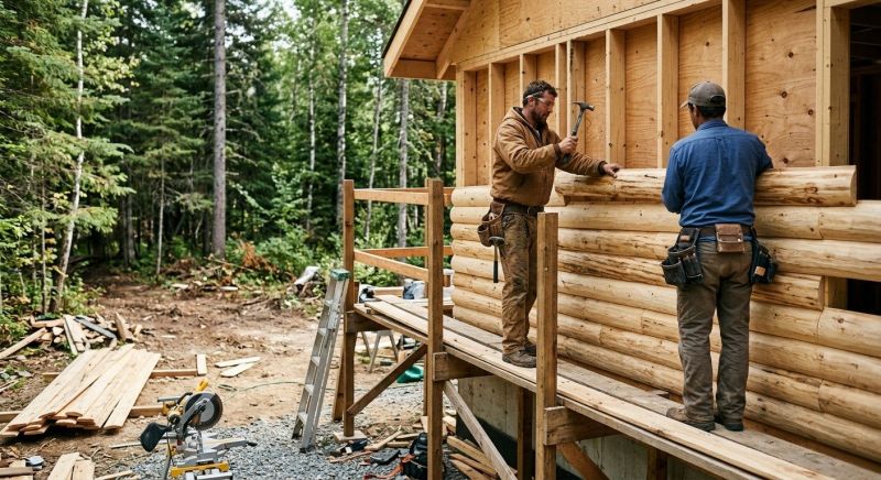 Log Siding Installation in Naugatuck, CT