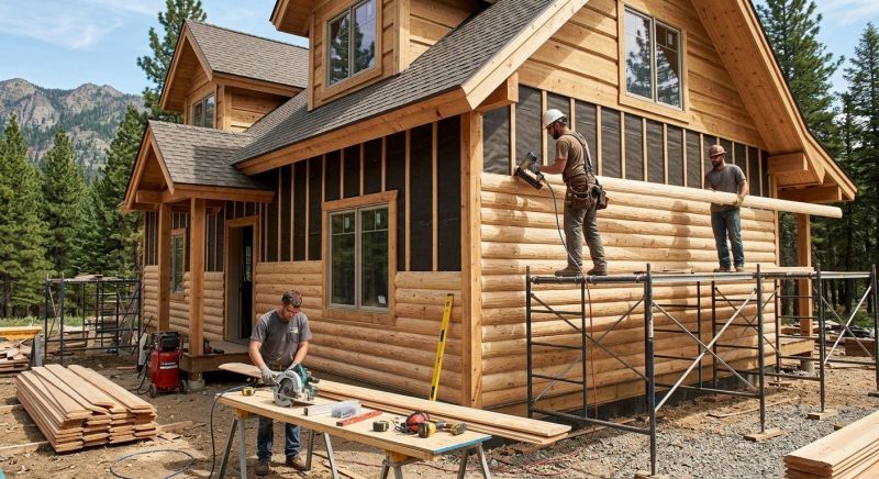 Log Siding Installation in New Haven County, CT