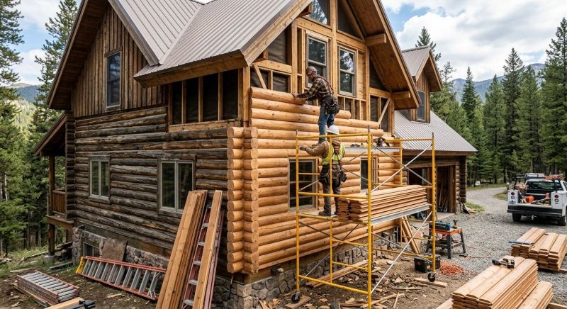 Log Siding Installation in North Branford, CT
