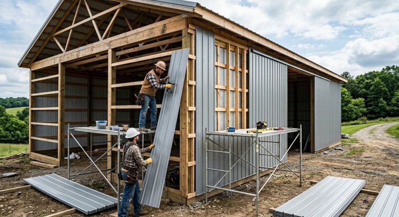 Metal Barn Siding Installation in Bridgeport, CT