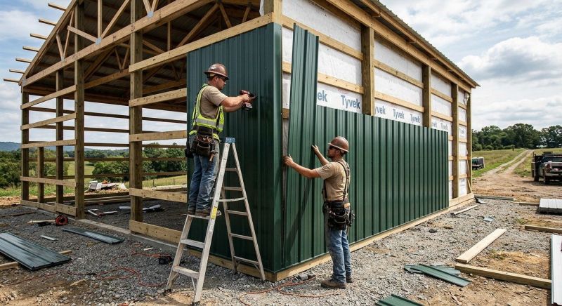 Metal Barn Siding Installation in Bridgeport, CT