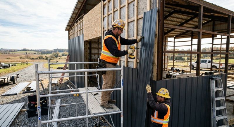 Metal Barn Siding Installation in Bridgeport, CT