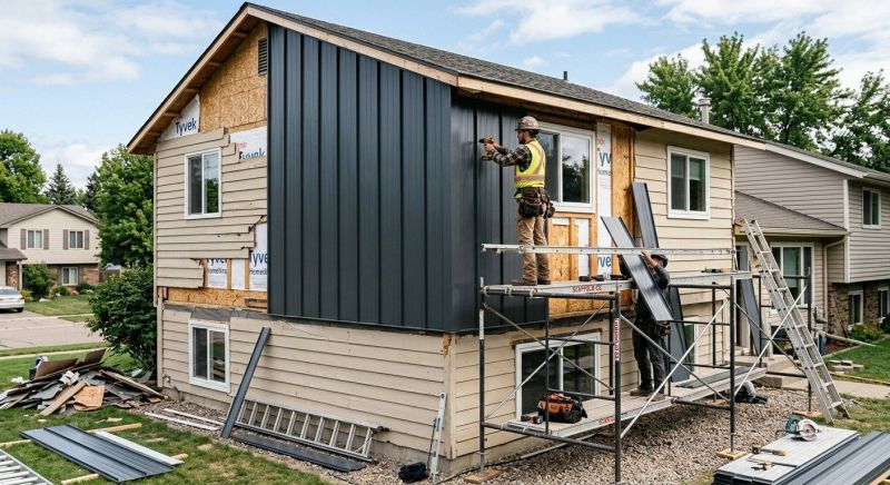 Metal Siding Replacement in Darien, CT