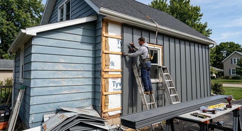 Metal Siding Replacement in Old Greenwich, CT
