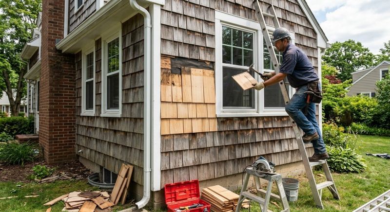 Shake Siding Repair in Oxford, CT