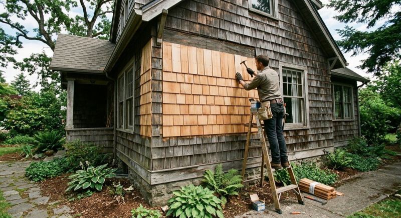 Shake Siding Repair in Shelton, CT