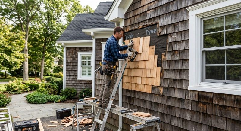 Shake Siding Repair in Westport, CT