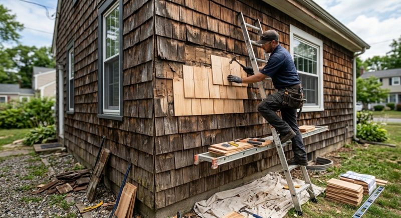 Shake Siding Repair in Woodbridge, CT