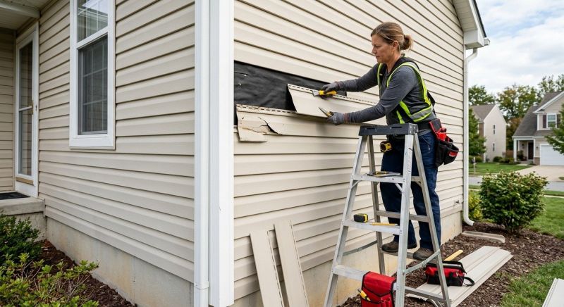 Siding Repair in Port Jefferson Station, NY