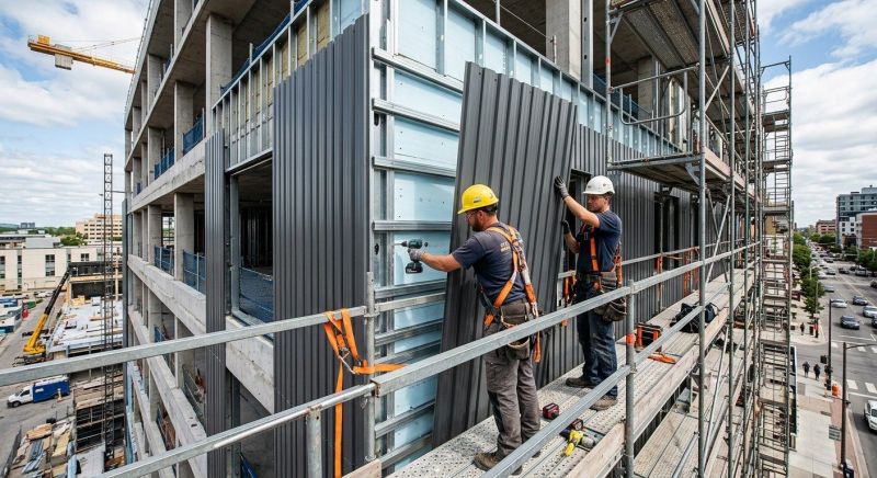 Steel Cladding Installation in Bridgeport, CT