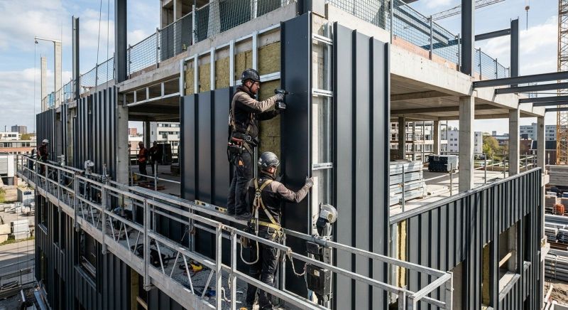 Steel Cladding Installation in Bridgeport, CT