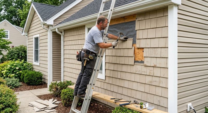 Vinyl Shake Siding Repair in Bridgeport, CT