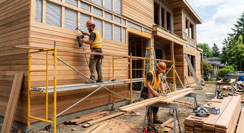 Wood Cladding Installation in Bridgeport, CT