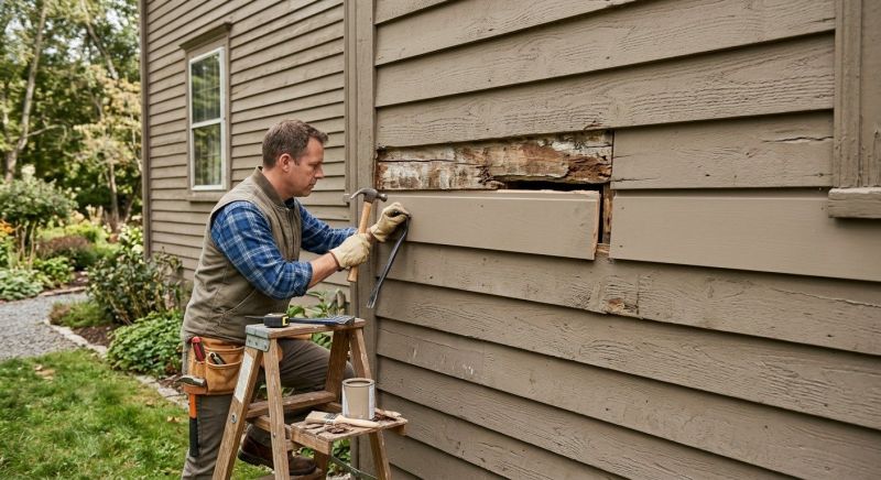 Wood Cladding Repair in Port Jefferson, NY