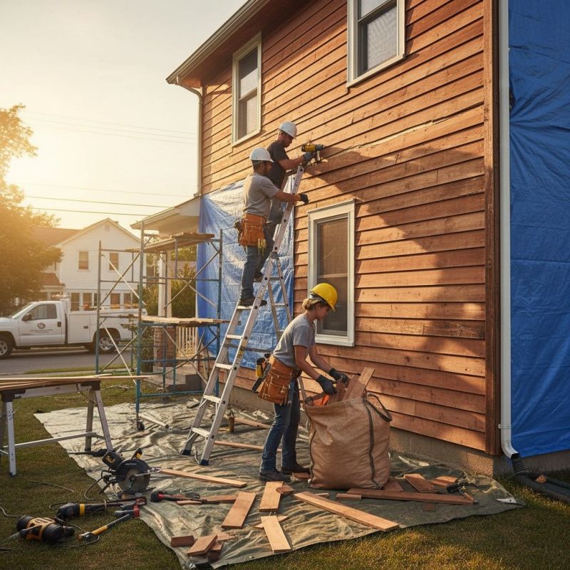 Wood Cladding Repair in Sandy Hook, CT