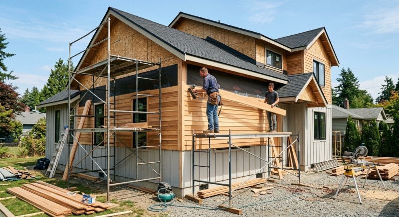 Wood Siding Installation in Saint James, NY