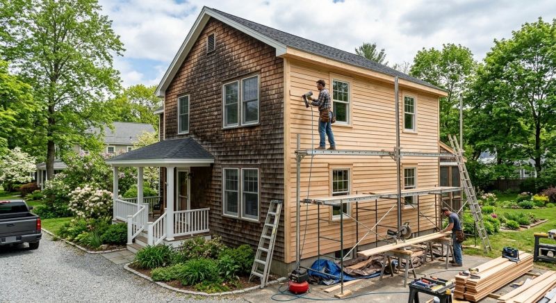 Wood Siding Replacement in Port Jefferson, NY